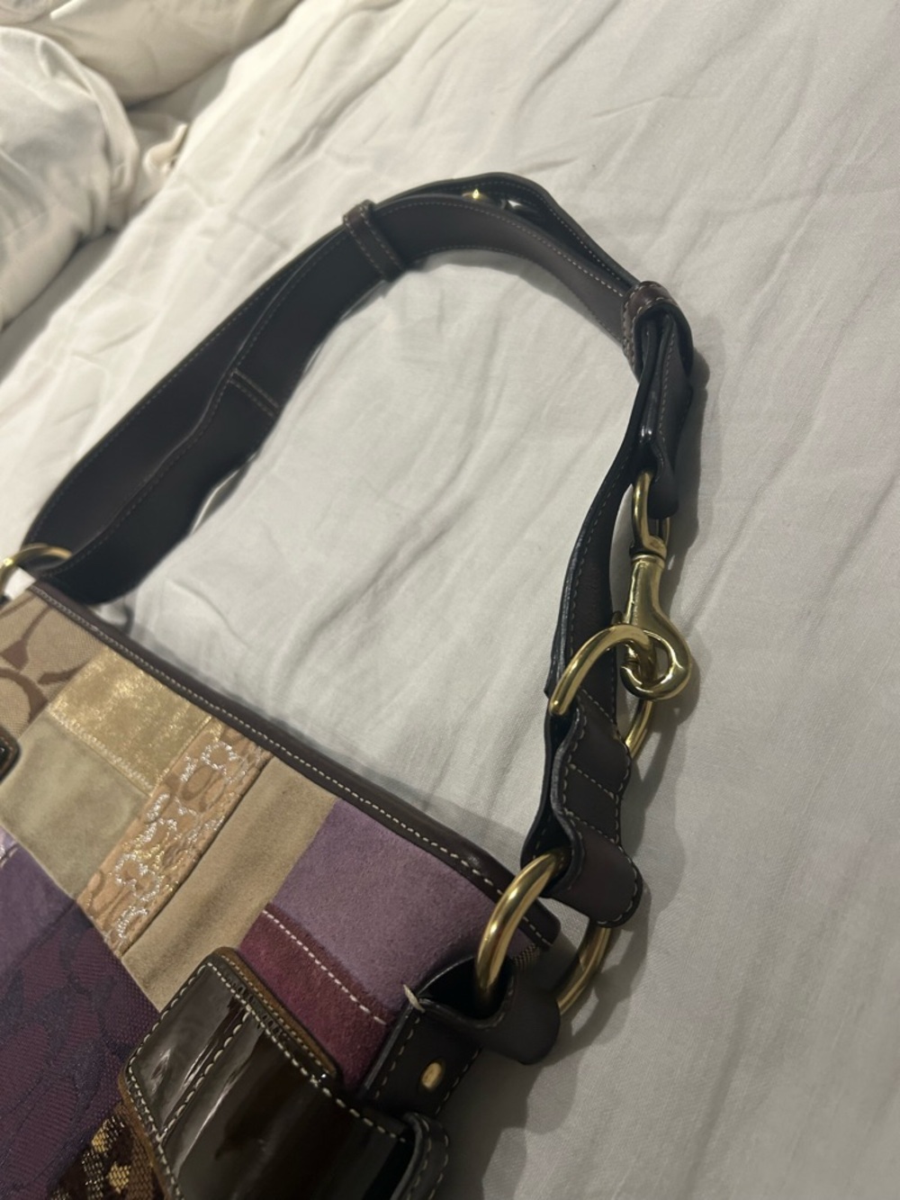 Coach Patchwork Shoulder or Crossbody Bag - Picture 14 of 15